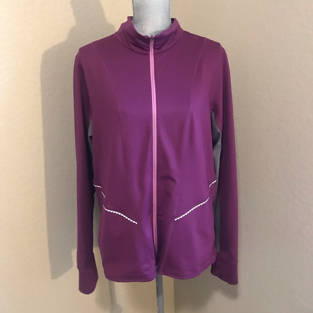 Lucy Purple Zip-Up Jacket - Size XL